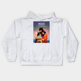 Maui Hawaii: Ohana (Family) Kids Hoodie